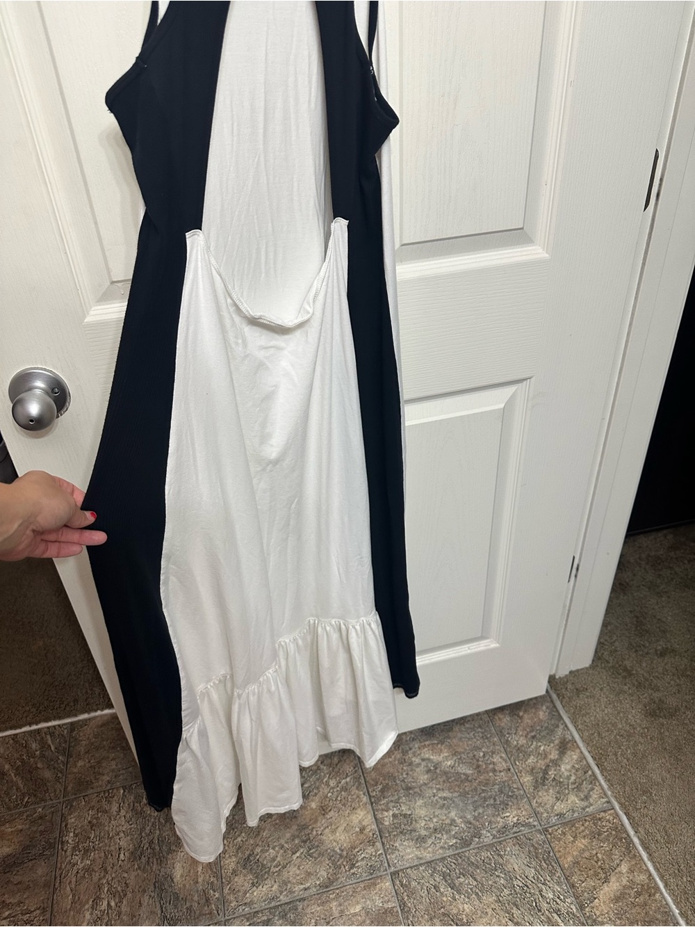 Daily Practice Colorblock Racer Midi Dress- Large - Picture 6 of 8